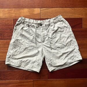 Patagonia women’s hiking shorts khaki